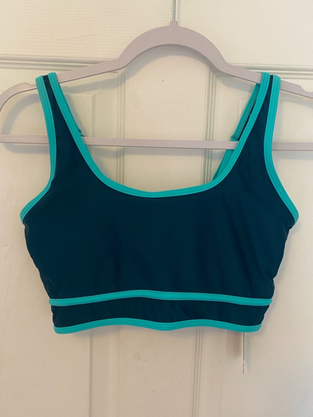 Women's Navy with Teal Trim 2 piece bikini swimsuit